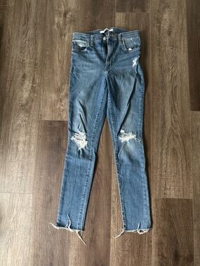 Joe's Jeans Distressed Skinny Jeans - Blue